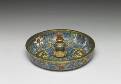 图片[2]-Copper incense holder in cloisonne enamels, Qing dynasty, Qianlong reign (1736-1795)-China Archive